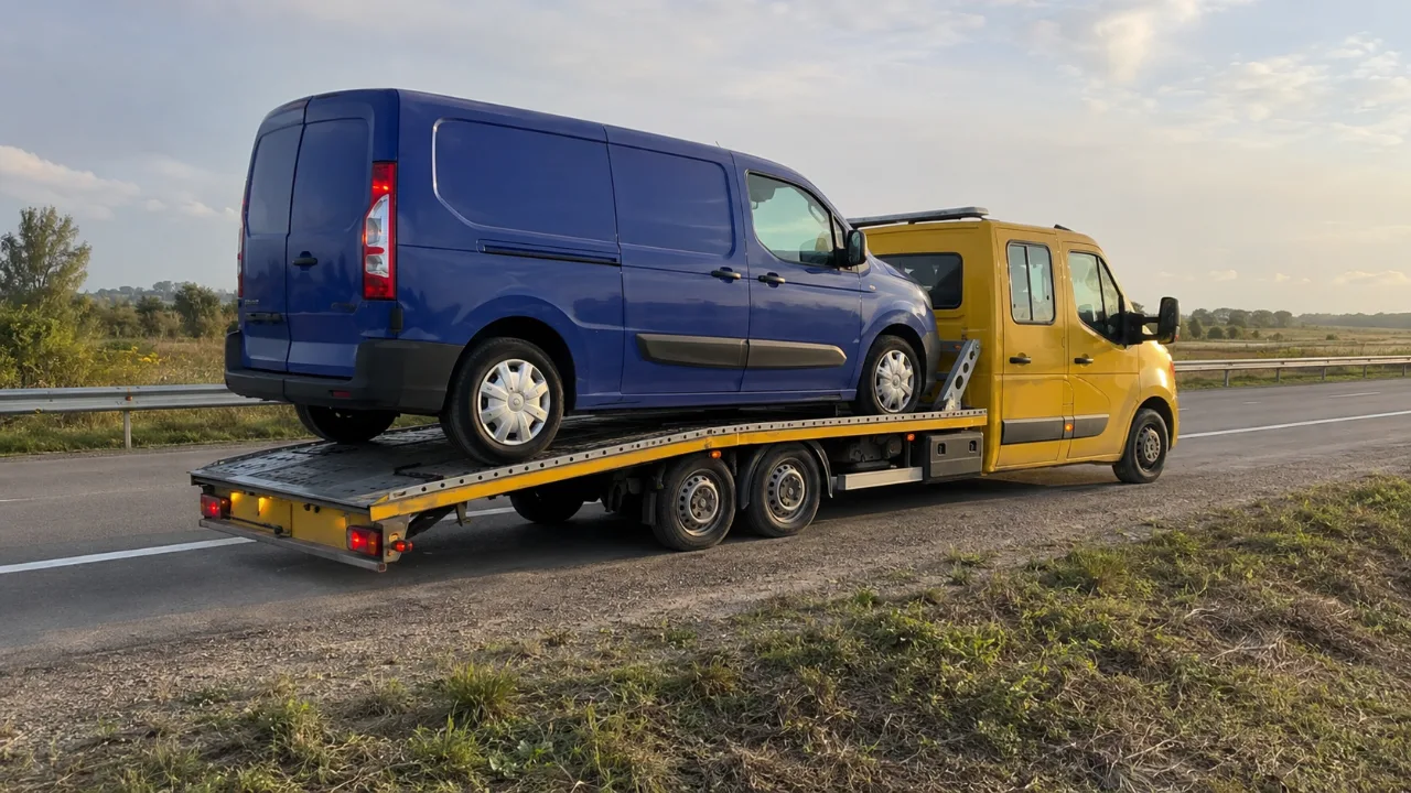 Pomoc drogowa przy trasie ekspresowej S5 w okolicy Gniezna